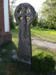 Кладбище «Kalnanšu», волость Светес, июнь 2019 г. Кельтский крест из шведского известняка.