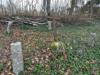 Кладбище «Gauriņu», волость Залениеку, январь 2020 г. Самое давнее из обозначенных захоронений.
