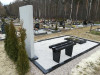 Bērzu kapi, Jelgava, установка надгробного ансамбля 'Хачкар', 2018 год