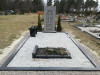 Bērzu kapi, Jelgava, установка надгробного ансамбля 'Хачкар', 2018 год