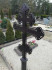 Кладбище «Bērzu», Елгава, лето 2019 г. Металлический крест, изготовленный методом лазерной обработки.