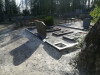 Baložu kapi, Jelgava, надгробный ансамбль из карьерного полированного гранита после полной реконструкции, 2018 год