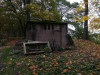 Кладбище «Strupdegunu», волость Платонес, октябрь 2019 г. Разрушенный склеп Шульманов.
