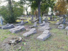 Кладбище «Līvas», Лиепая, сентябрь 2019 г. Довоенные охели-'надгробники'.