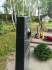 Сочетание гранита и полированного стекла, Zanderu kapi, Jelgava, новый сектор рядом с каплицей