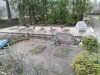Кладбище «Gauriņu», волость Залениеку, январь 2020 г. Одно из больших мест семейных захоронений.