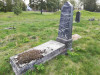 Бетонные охели-'надгробники' в сочетании с гранитными монументами Līvas kapi, Liepāja