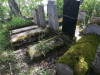 Иудейское (еврейское) кладбище Лудзы, июль 2020 г. Самый простой вариант охеля - надгробник с крышкой.