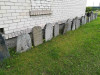 Иудейское (еврейское) кладбище Асоте, Крустпилс, июль 2020 г. Мацевы, перевезённые со старого иудейского (еврейского) кладбища Крустпилса.
