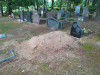 Иудейское (еврейское) кладбище Асоте, Крустпилс, июль 2020 г. Послевоенные захоронения и памятники.