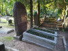 Иудейское (еврейское) кладбище, Екабпилс, июль 2020 г. Захоронение семейства Биндер.