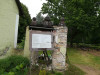 Гауйиенская волость, Апский край, июль 2020 г. Кладбище Гауйиене. Памятный знак на кладбище Гауйиене.
