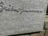 Большое кладбище, Рига, июль 2020 г. Подпись автора на памятнике Фрицису Бривземниексу.