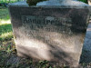 Дундагский край, Дундагская волость, кладбище Валпене, июнь 2022. Надгробный крест на могиле Анны Треуерс (Экман), жены Карлиса Треуерс