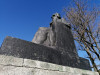 Сигулда, апрель 2023, памятник Кришьянису Баронсу. Вид с левой стороны памятника.