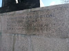Сигулда, апрель 2023, памятник Кришьянису Баронсу. Надпись на правой части постамента.