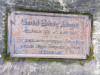 Кладбище «Katlakalna», волость Кекавас, 30.01.2024 г. Металлическая табличка на памятнике Г. Меркелю.
