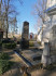 Март 2023. Кладбище Лиелвирцавас. Расположение могилы Юриса Алунанса возле церковной стены