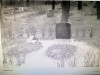 Рига, бывшее Большое (Немецкое) кладбище. Памятники на могилах Фр. Бривземниекса и Кр. Баронса до 1985 года