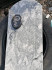 Елгава кладбище "Межа", апрель 2024. Аппликация в виде "керамической фотографии"